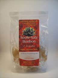 Zeige Details für Bonbon Soole- Salz 7- Kräuter ATEM - STIMME - HALS Bild von Bonbon Soole- Salz 7- Kräuter ATEM - STIMME - HALS