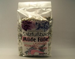 Zeige Details für Salzfußbad für müde Füße Bild von Salzfußbad für müde Füße