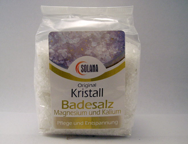 Bild von Kristall Badesalz aus Polen Körnung 1 - 2 mm, 300g