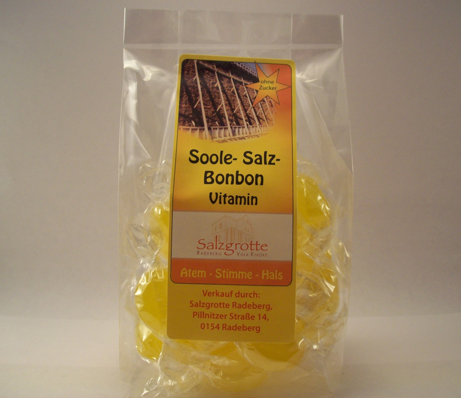 Bild von Bonbon Soole- Salz Vitamin ATEM - STIMME - HALS