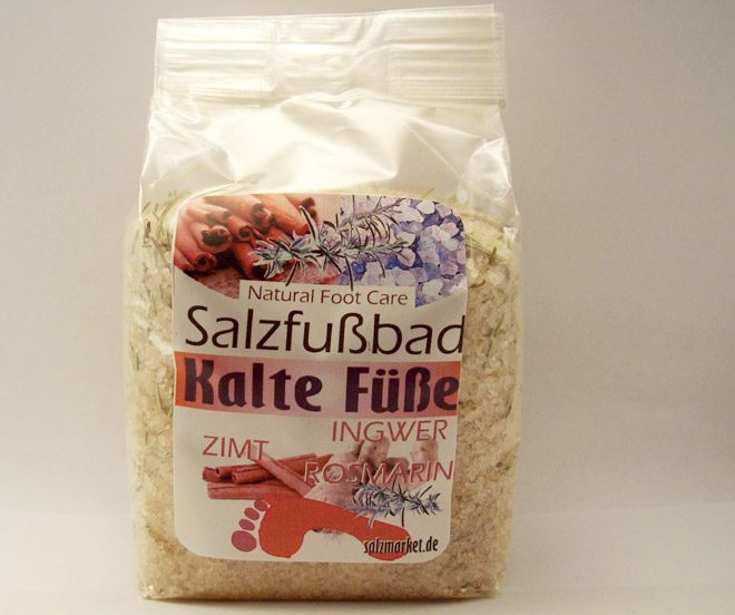 Bild von Salzfußbad für kalte Füße
