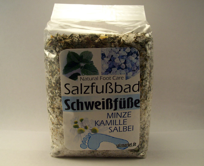 Bild von Salzfußbad für Schweißfüße